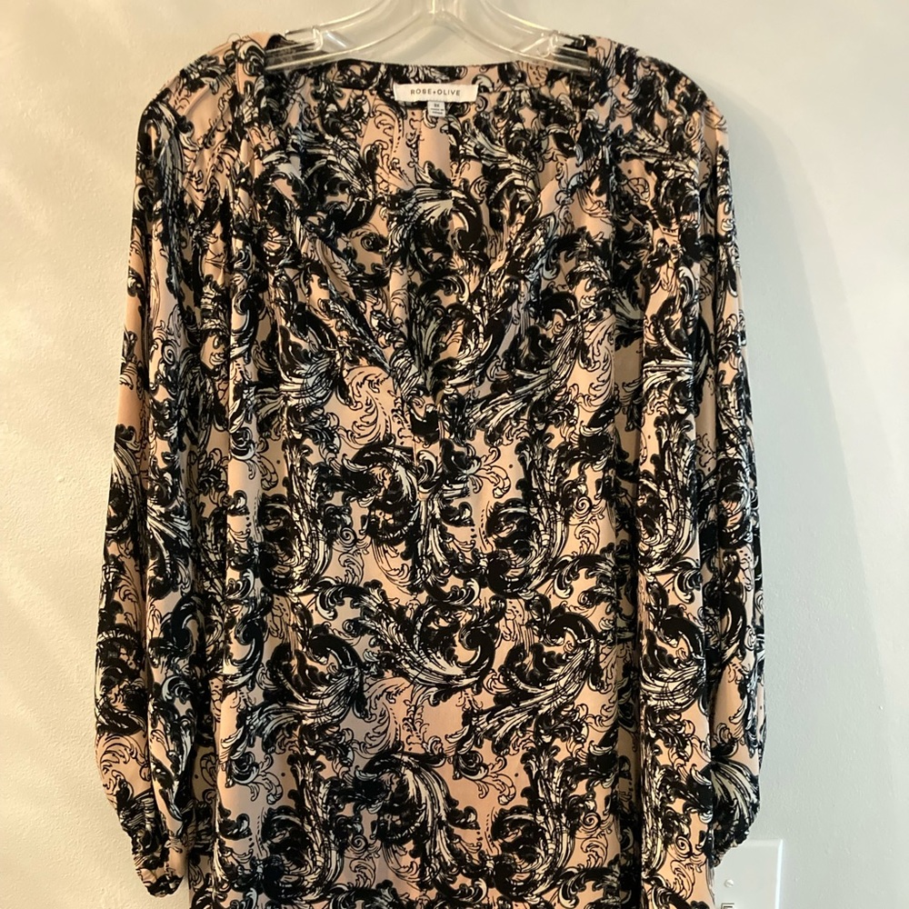 Rose & Olive plus size tunic style blouse 3x